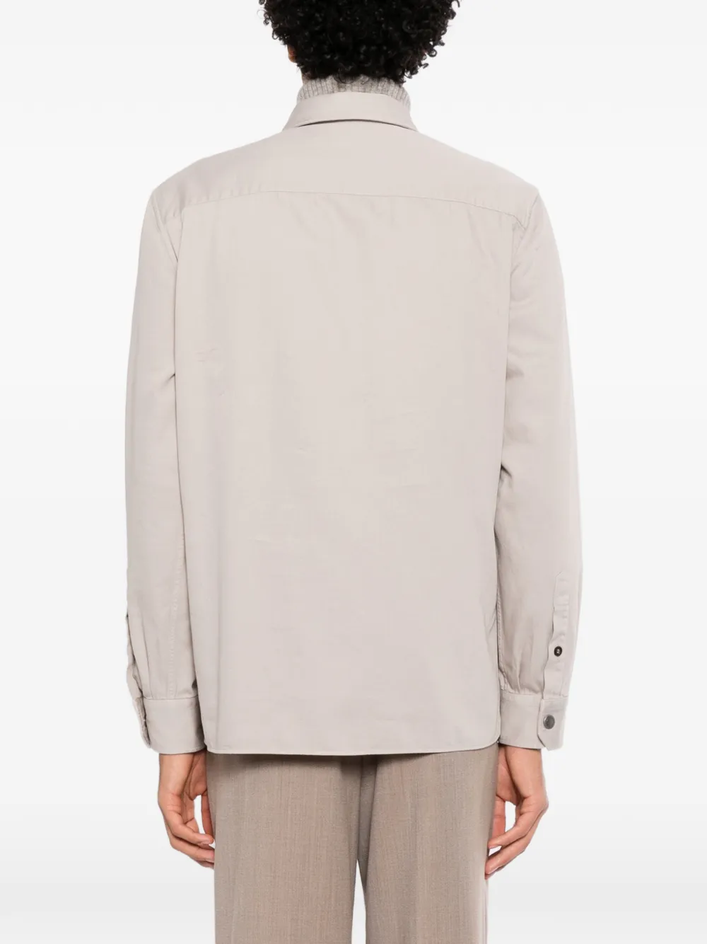 Brunello Cucinelli Shirtjack met verf Beige
