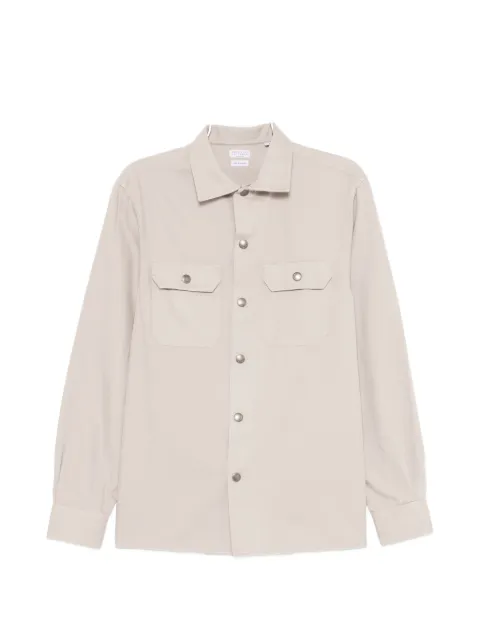 Brunello Cucinelli garment-dyed overshirt 