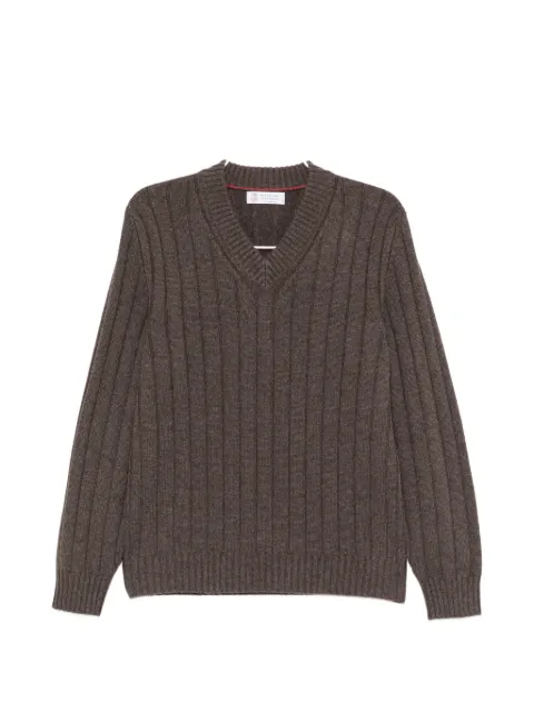Brunello Cucinelli ribbed-knit jumper
