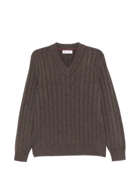 Brunello Cucinelli jersey de canalé