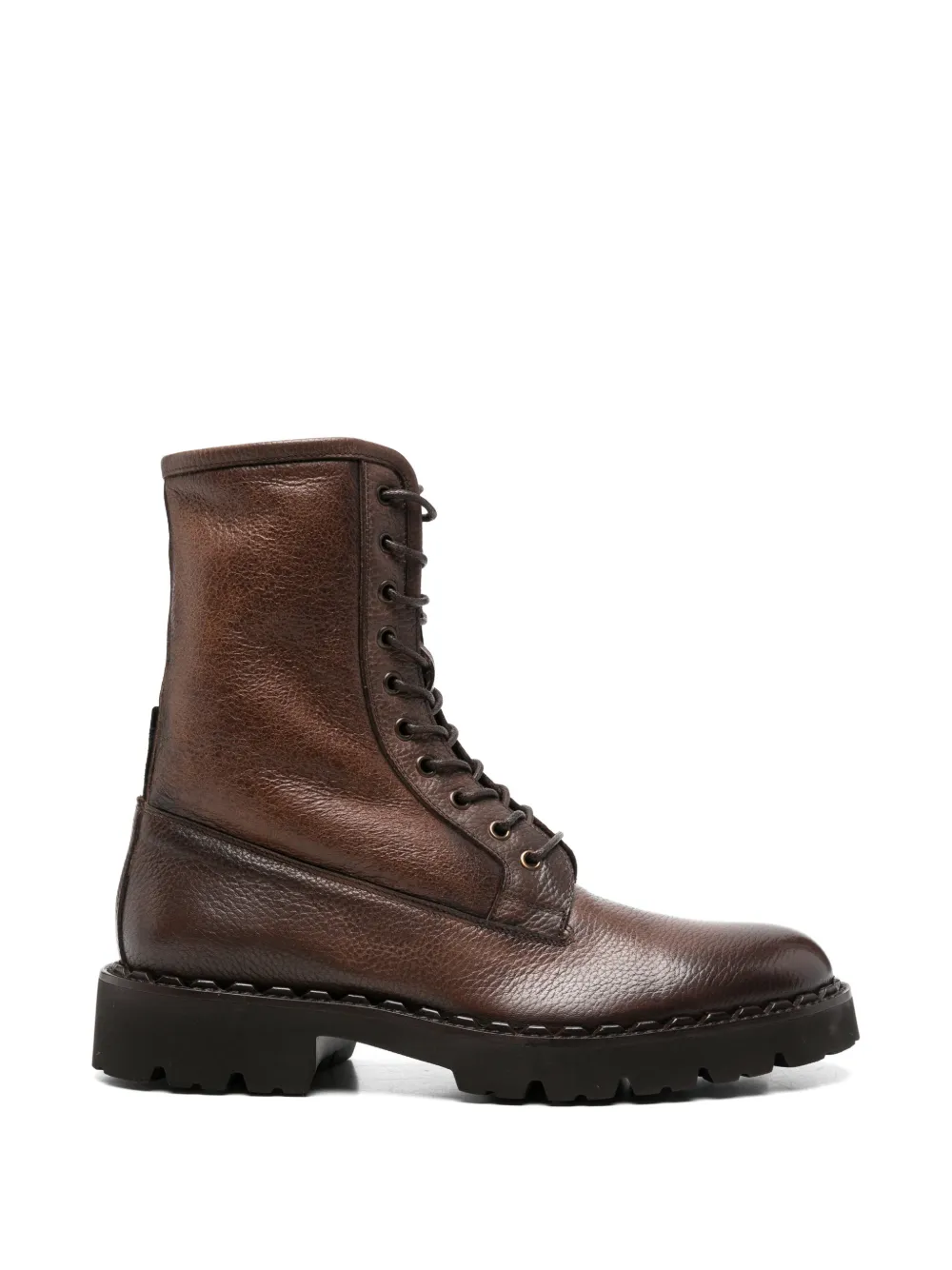 Eleventy lace-up leather boots | Brown | Image 1