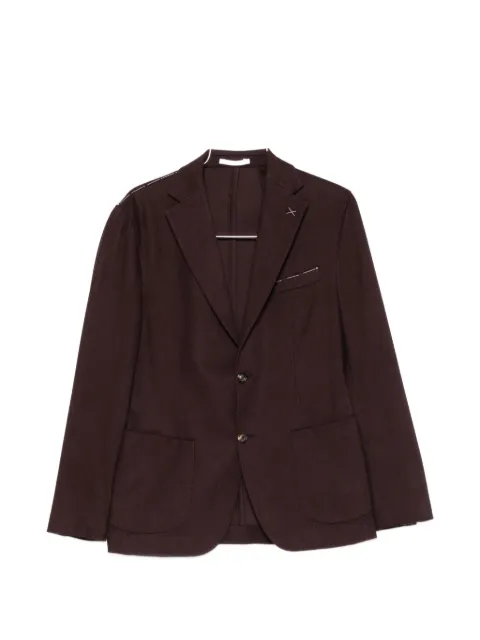 Eleventy single-breasted notched-lapels blazer