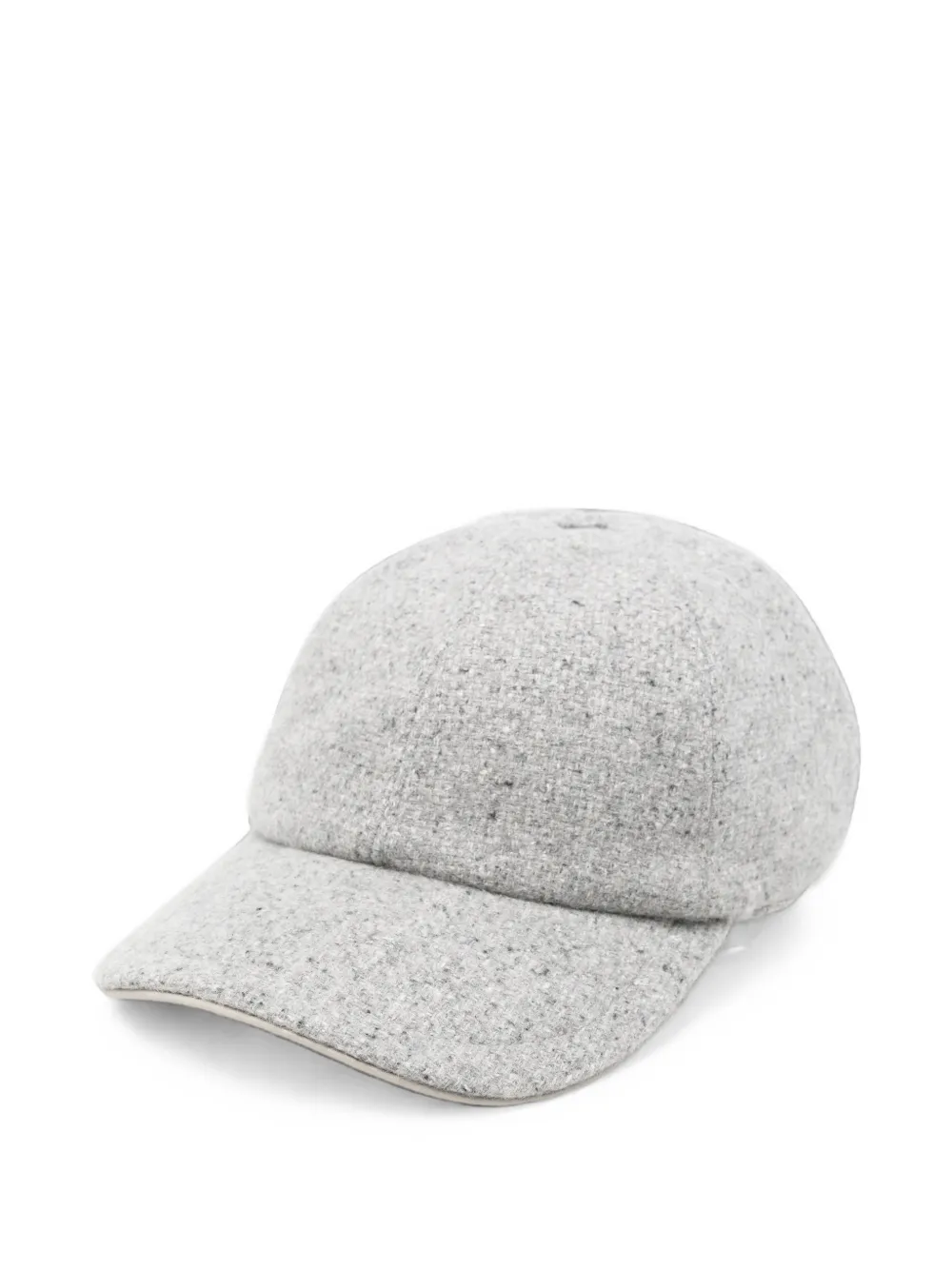 Eleventy bouclé-texture baseball cap - Grigio