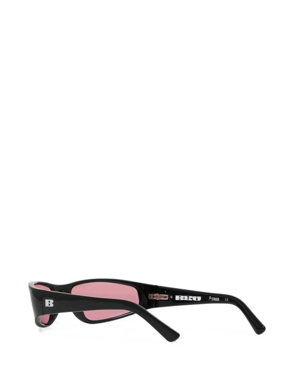 BRU eyewear Strada zonnebril met geometrisch montuur Zwart