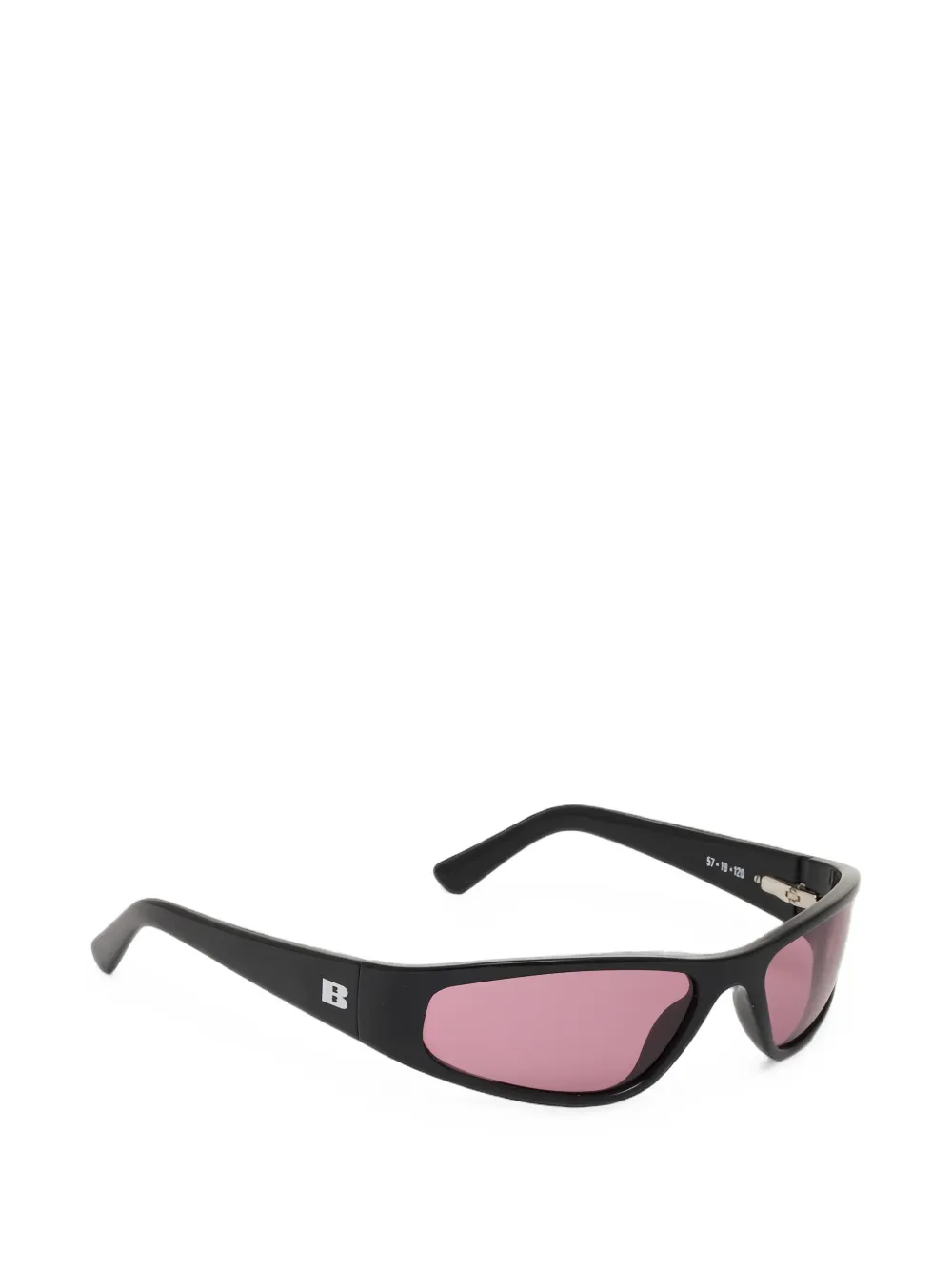 BRU eyewear Strada zonnebril met geometrisch montuur Zwart