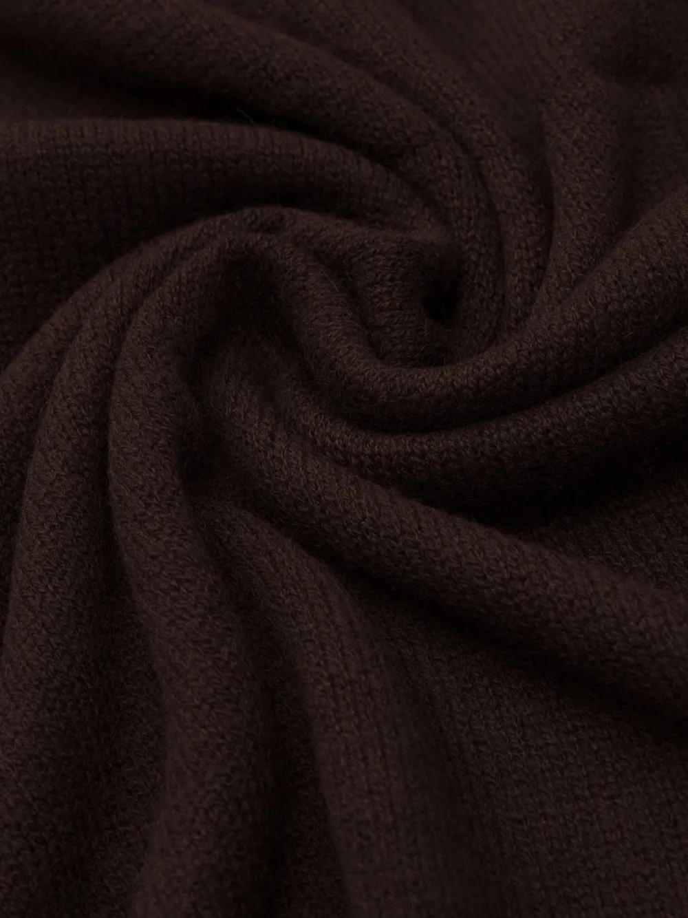 Allude fine-knit scarf Bruin