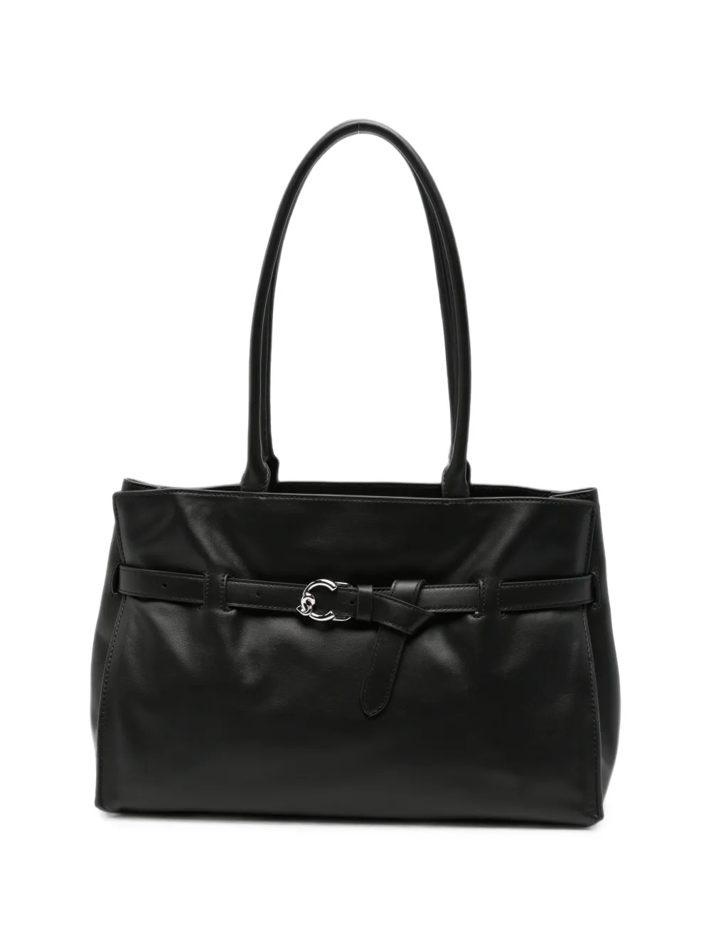 Coccinelle buckle-detail leather shoulder bag · OS