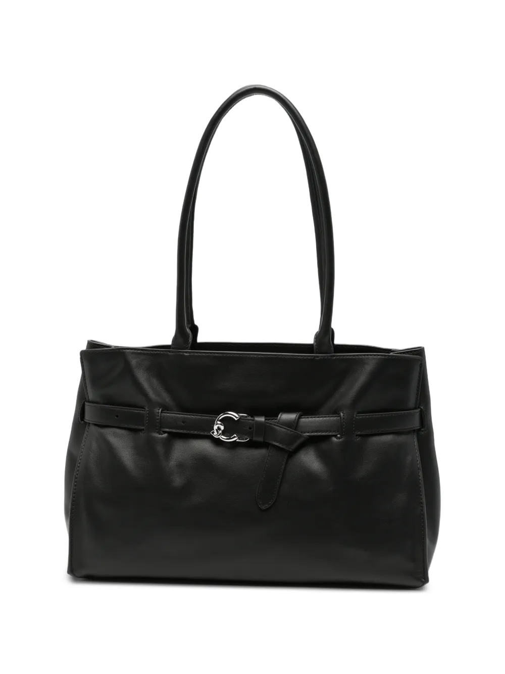 Coccinelle buckle-detail leather shoulder bag