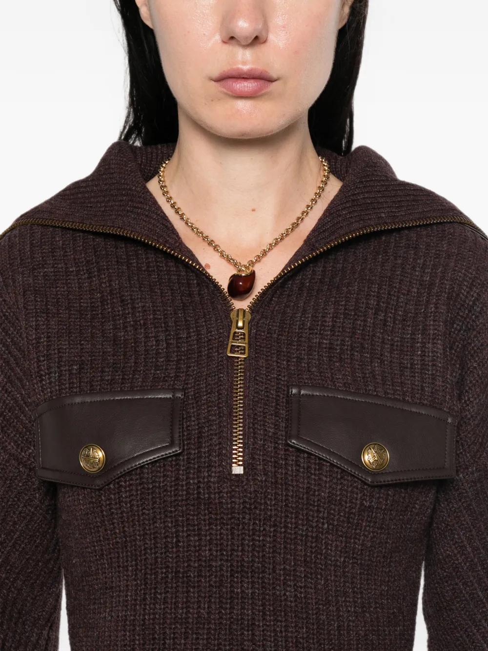 ZIMMERMANN Valiant utility sweater Bruin