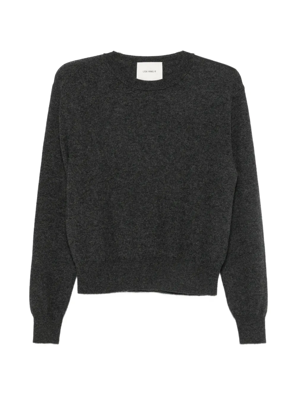 Lisa Yang Greer crew-neck ribbed-trim sweater
