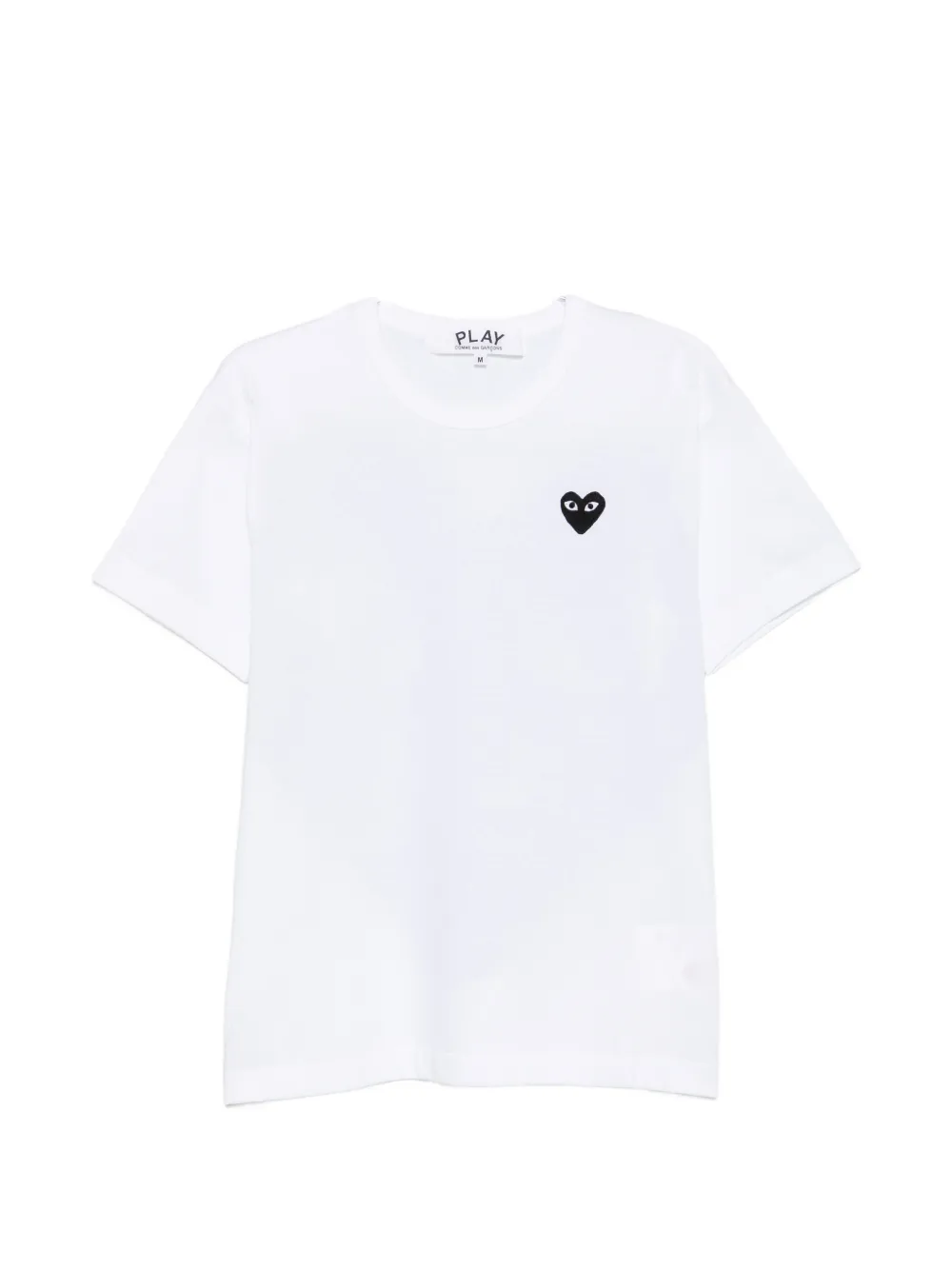 Comme Des Garçons Play logo-print T-shirt - Bianco