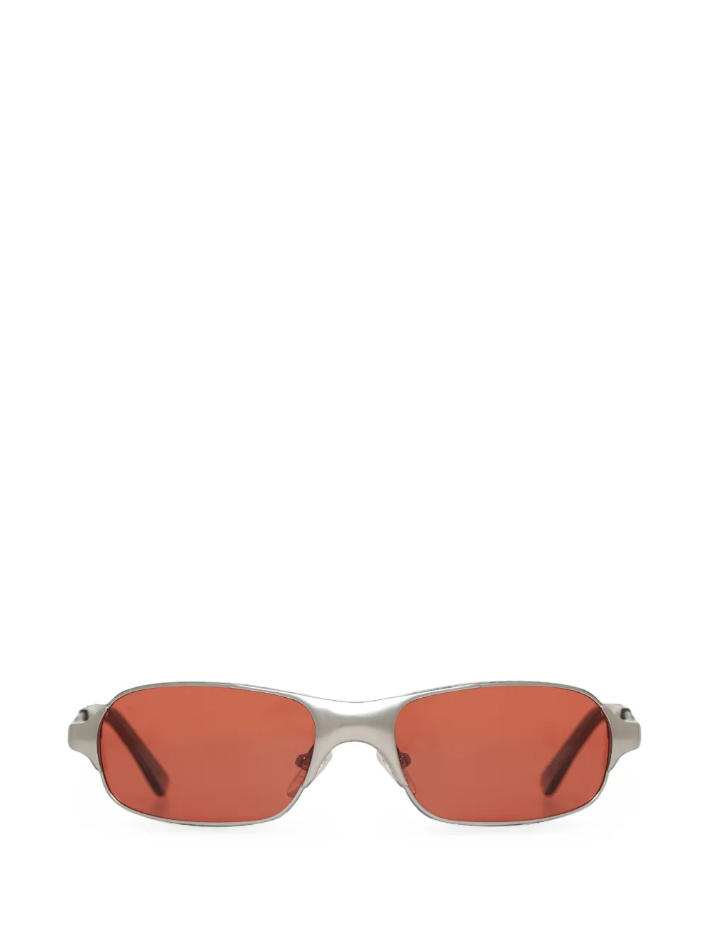 BRU eyewear 에이트켄 타원형 프레임 선글라스 | 실버 톤 | Image 1