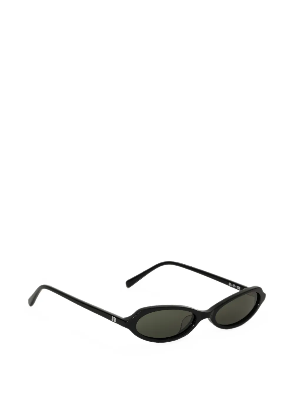 BRU eyewear Echo zonnebril met geometrisch montuur Zwart