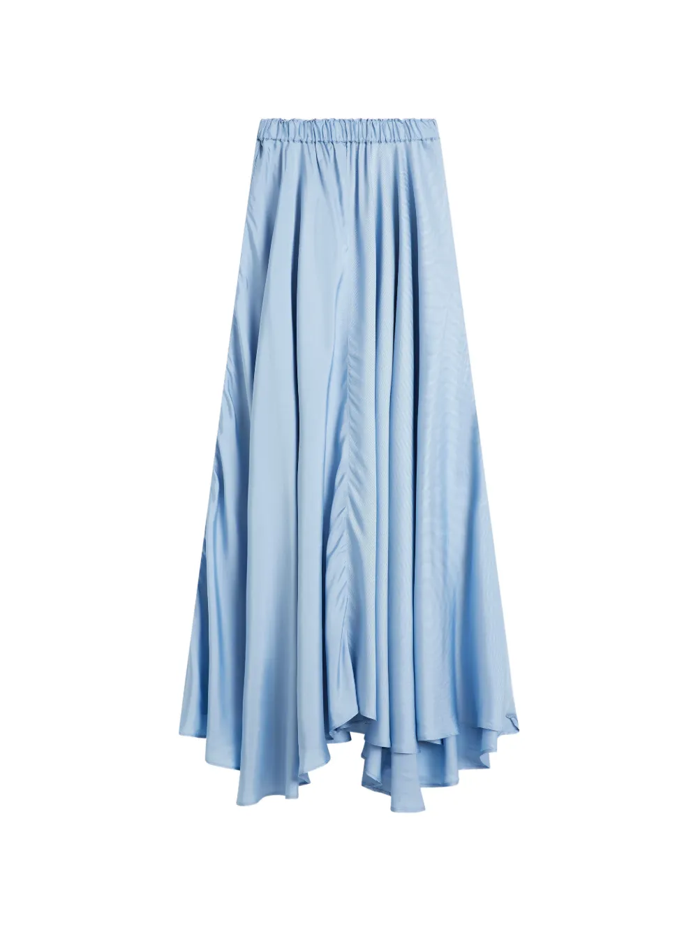 BONDI BORN Como satin-finish maxi skirt - Blau