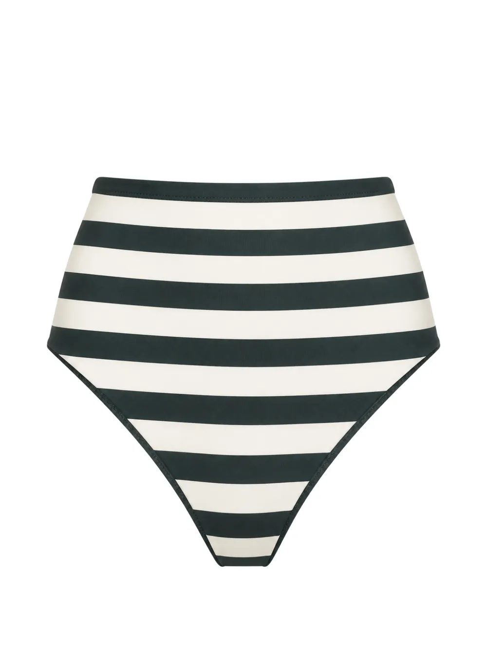 BONDI BORN Slip bikini a righe Poppy - Verde