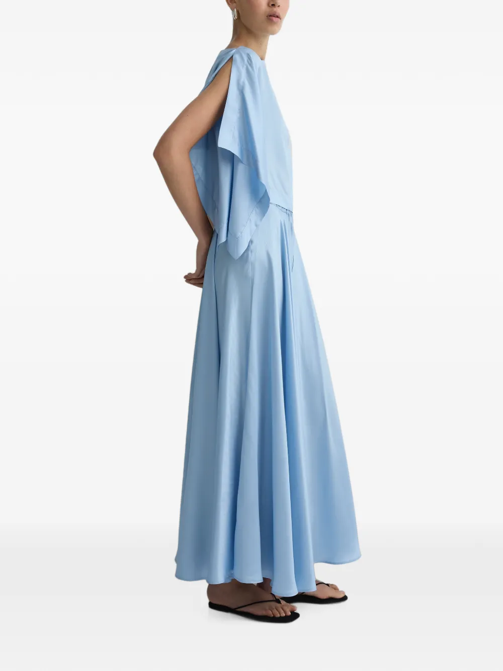 BONDI BORN Como Waterfall Top in Blue, view 3