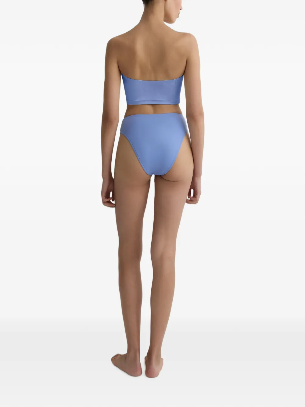 BONDI BORN Stella strapless bikinitop Blauw
