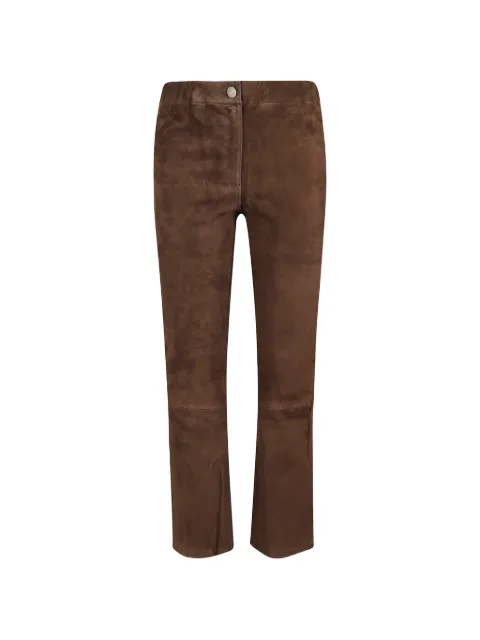 Arma Lively suede flared trousers