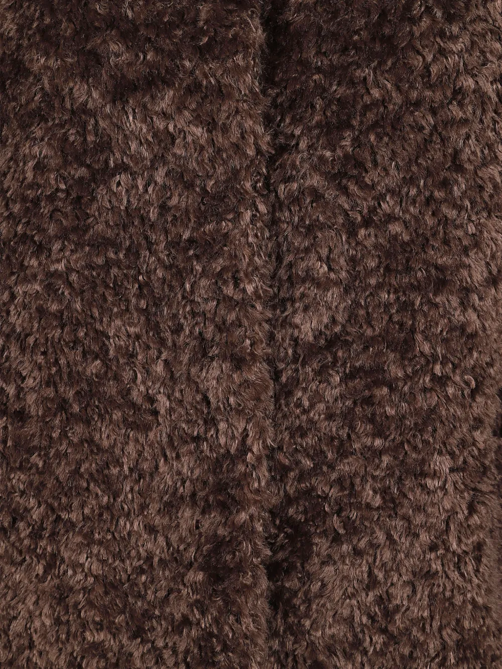 Herno faux-fur funnel-neck coat Bruin