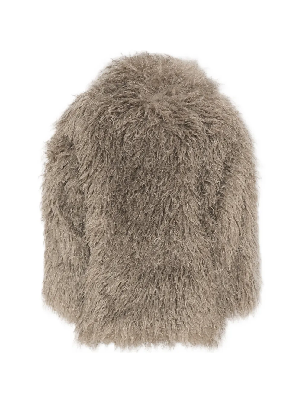 Douuod Kids Generous jack van imitatiebont Beige