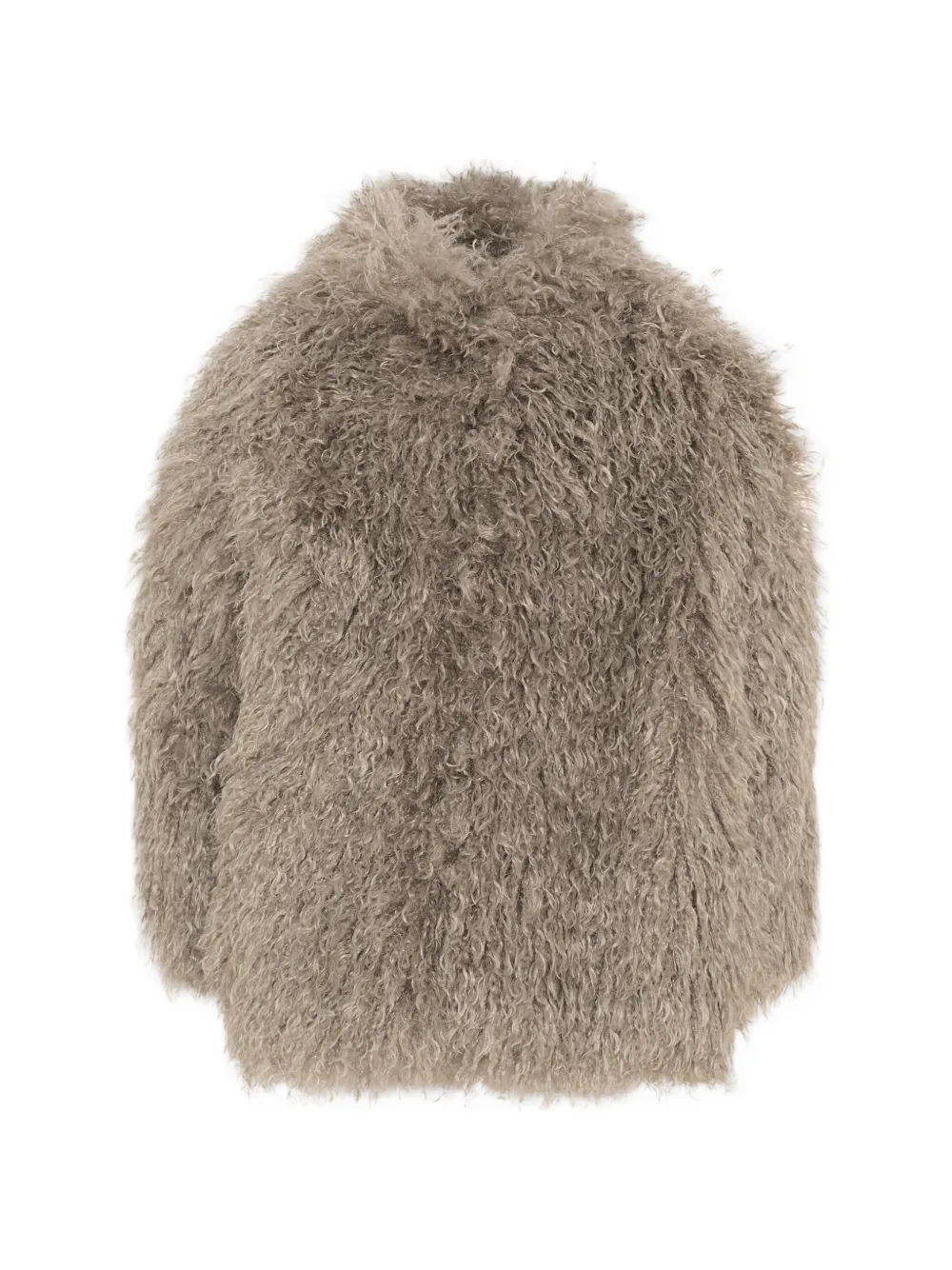 Douuod Kids Generous faux-fur jacket - Toni neutri