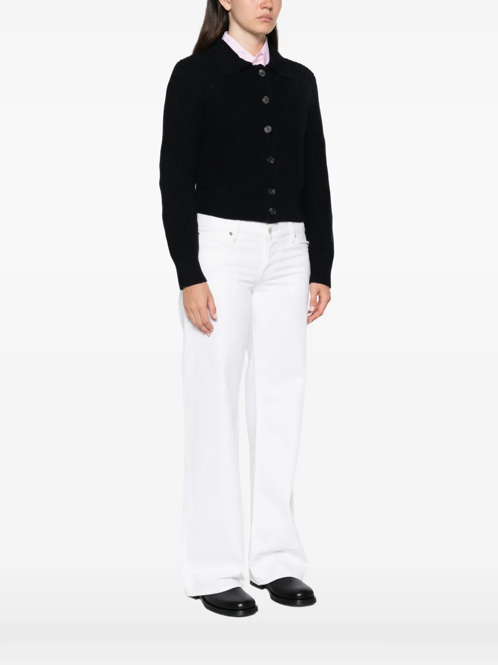 A.P.C. Jenn ribgebreid vest Blauw