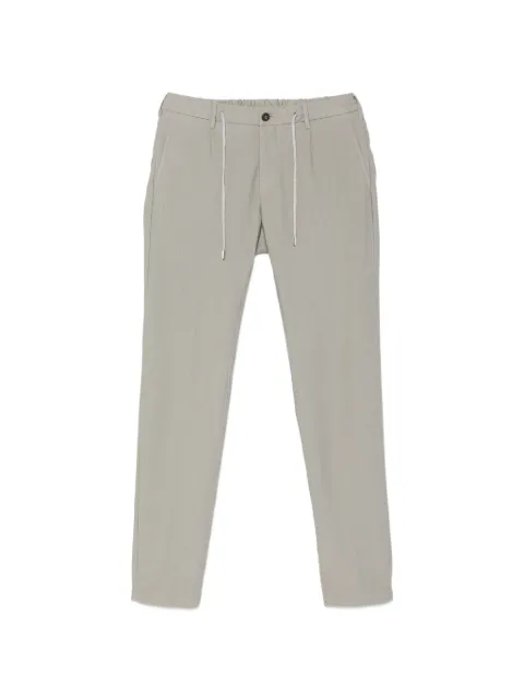 Eleventy pantalones rectos con cordones