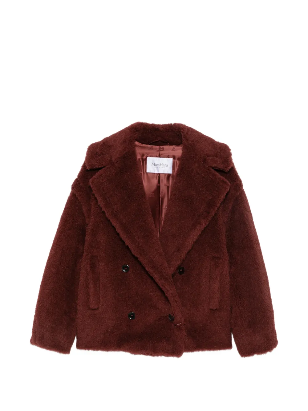 Max Mara double-breasted Teddy coat