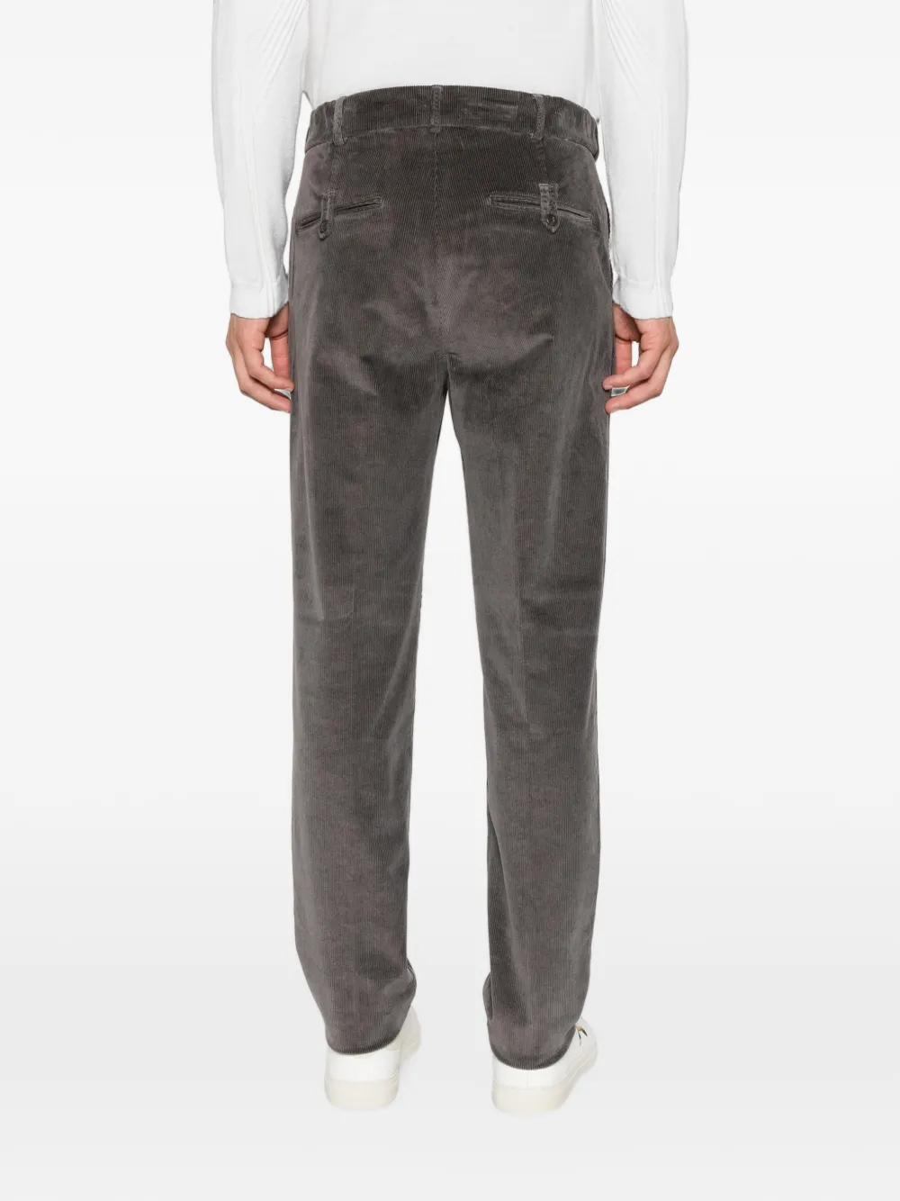 Eleventy corduroy pleated trousers Bruin