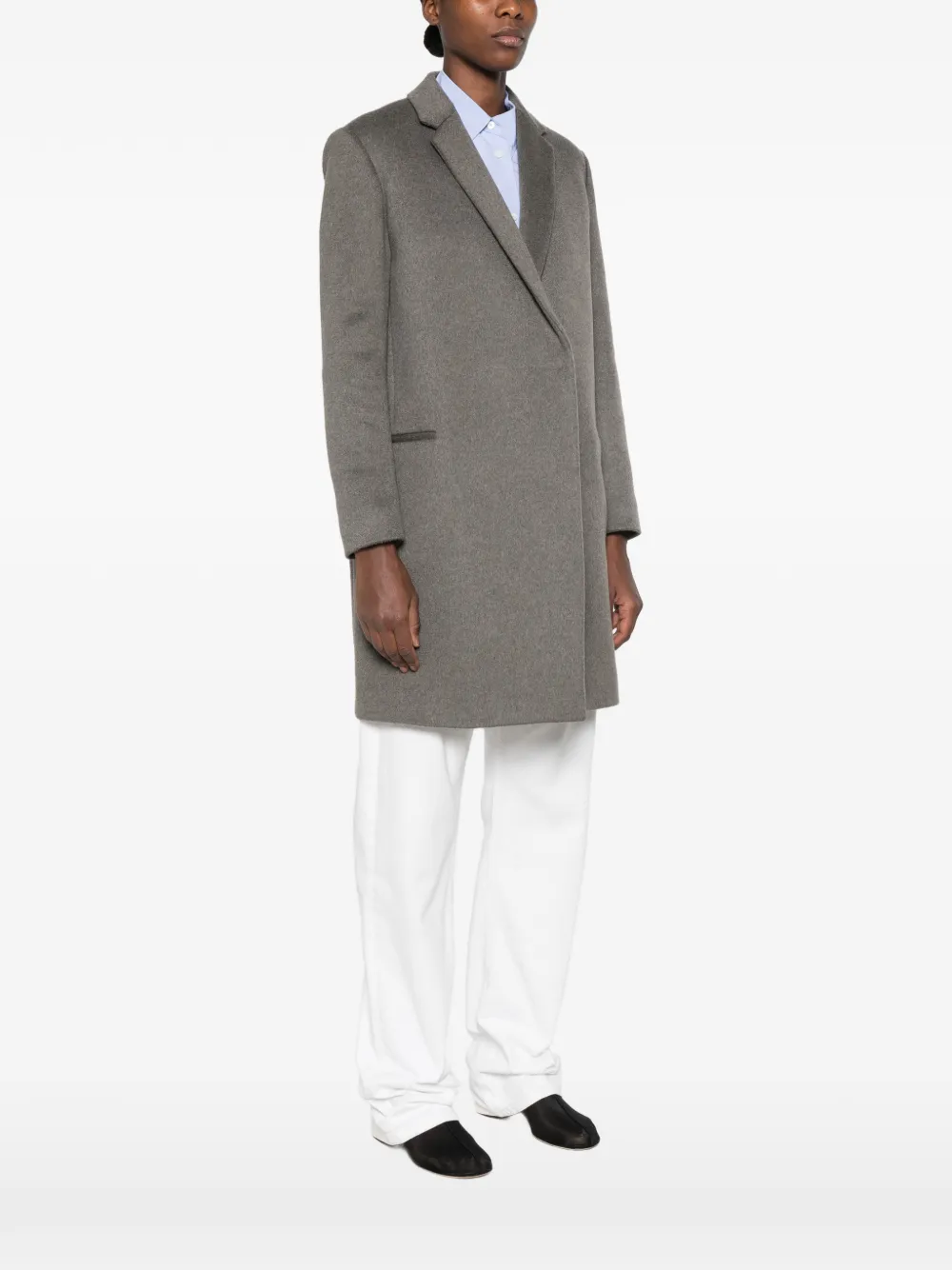 The Row Ciel Coat in Grey, view 3