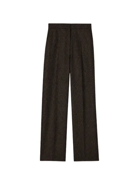 Agnona pantalones anchos con diseño texturizado