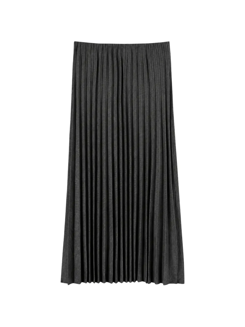 Agnona pleated midi skirt - Grigio