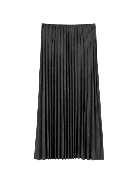 Agnona pleated midi skirt