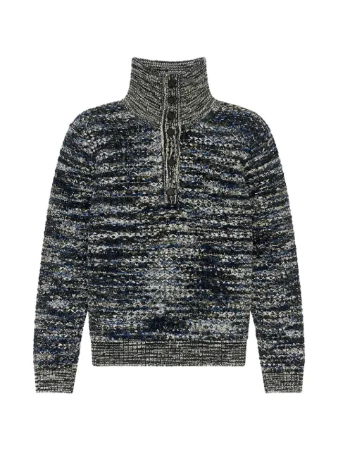 Missoni 3D-knit slub-finish wool sweater