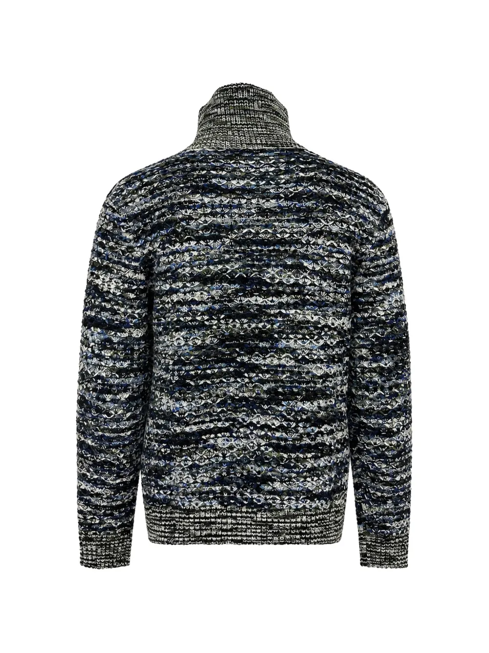 Missoni 3D-knit slub-finish wool sweater Grijs