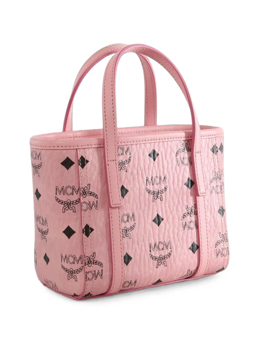 MCM X-Toni mini-crossbodytas met monogramprint Roze