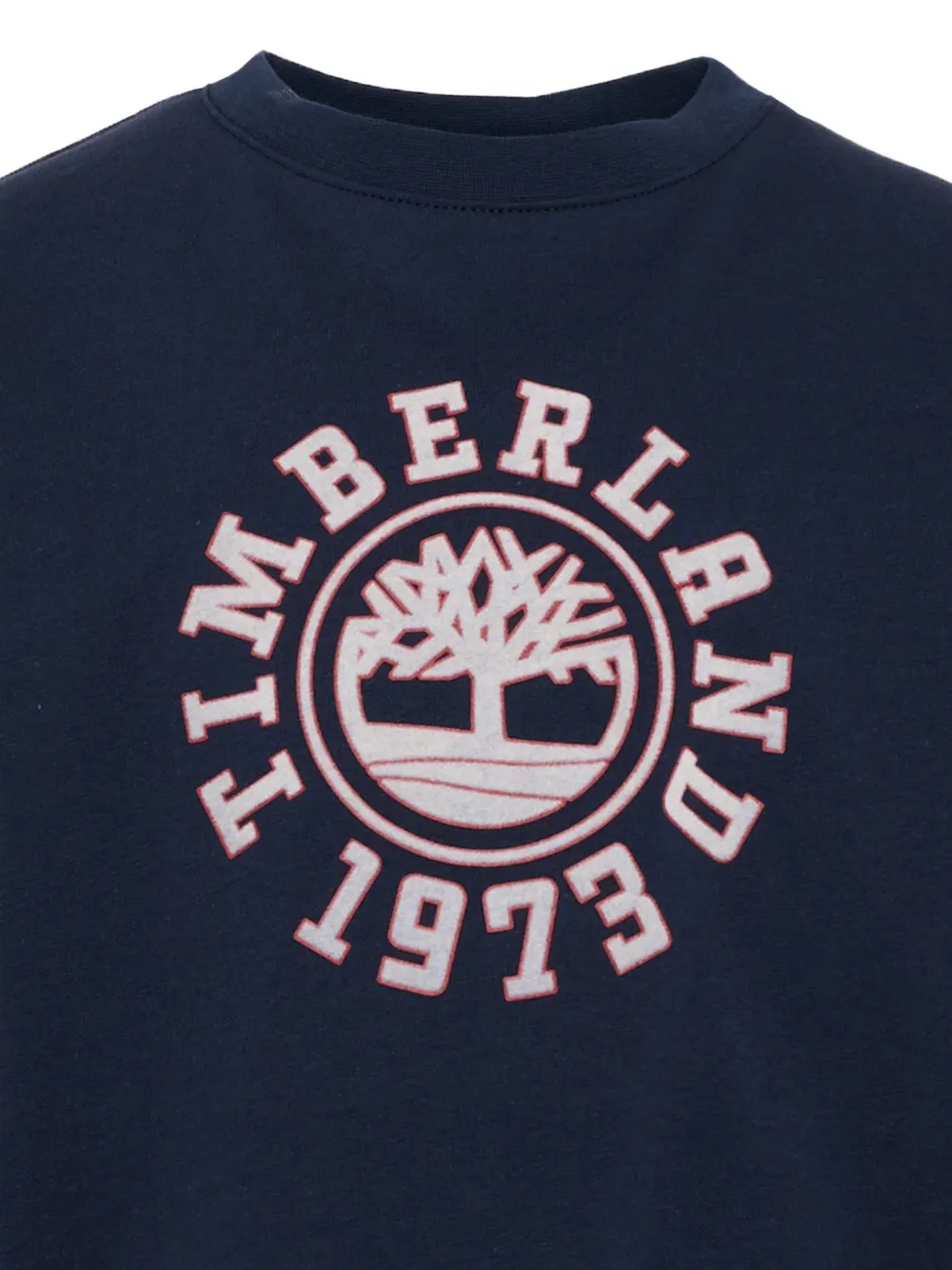 Timberland Kids T-shirt met logoprint Blauw