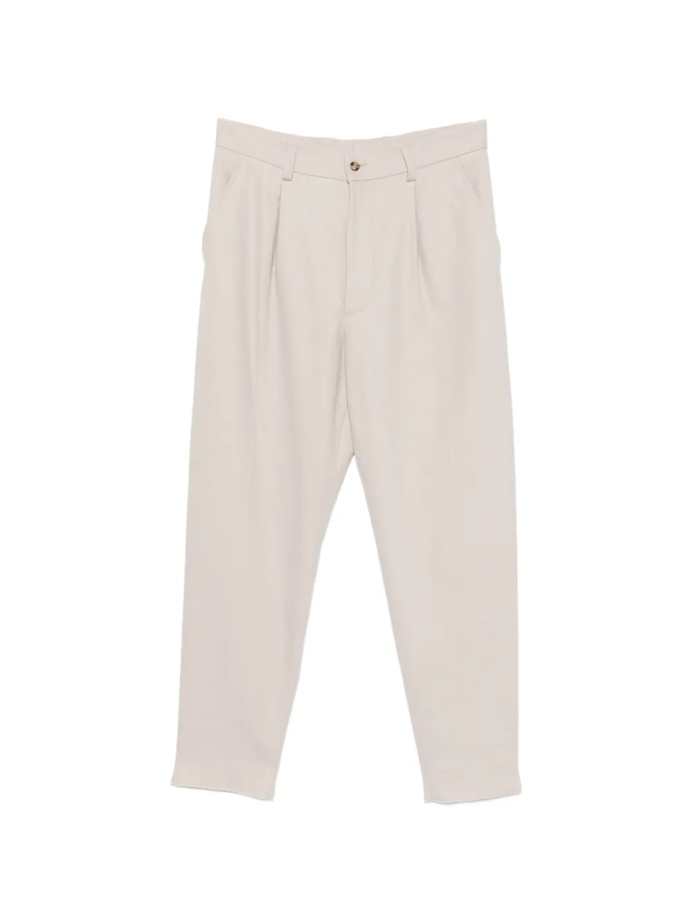 Eleventy pleated tapered trousers | Neutrals | Image 1