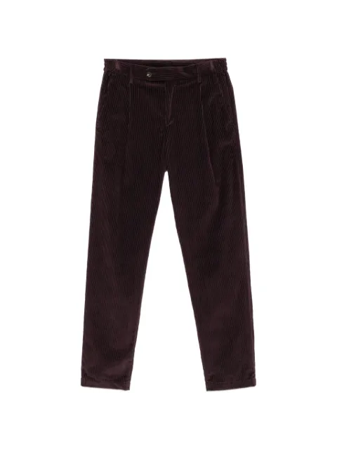 Eleventy pantalones de pana con pinzas