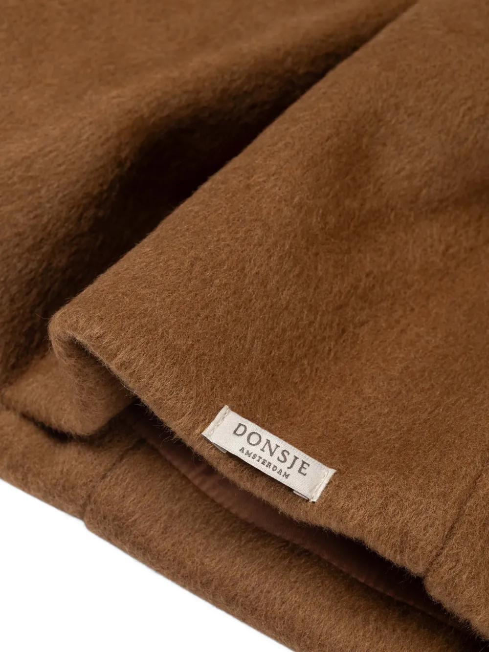 Donsje Isabelle pleated A-line skirt Bruin