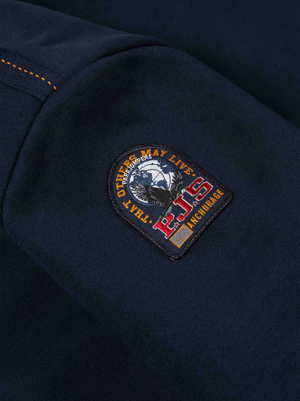 Parajumpers Sweater met logopatch Blauw