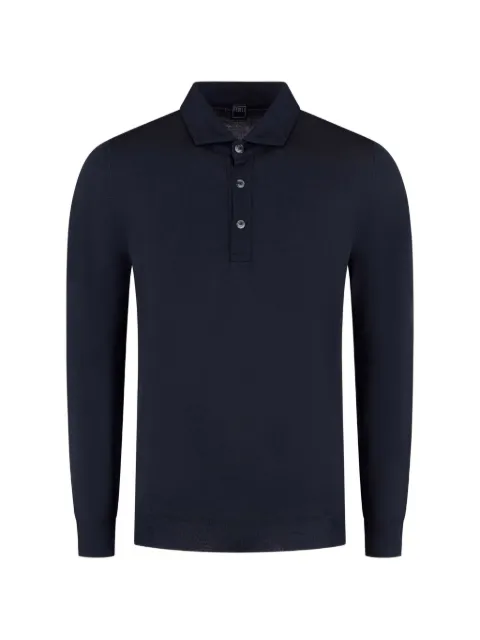 Fedeli long-sleeved polo shirt