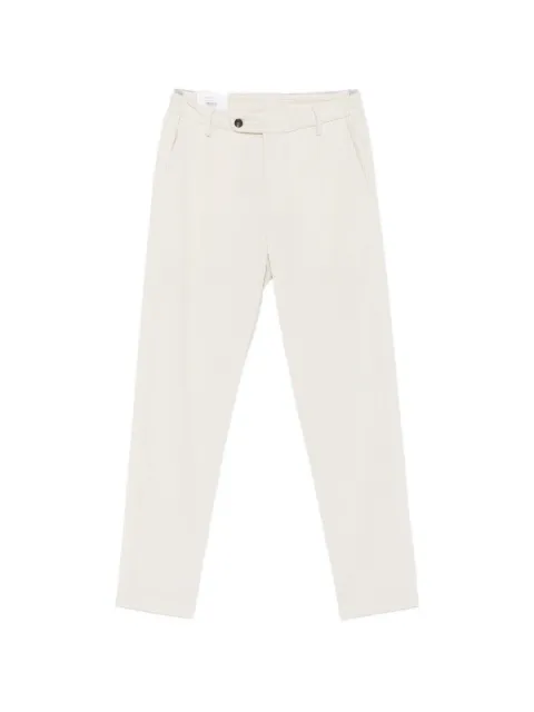 Eleventy pleated corduroy trousers