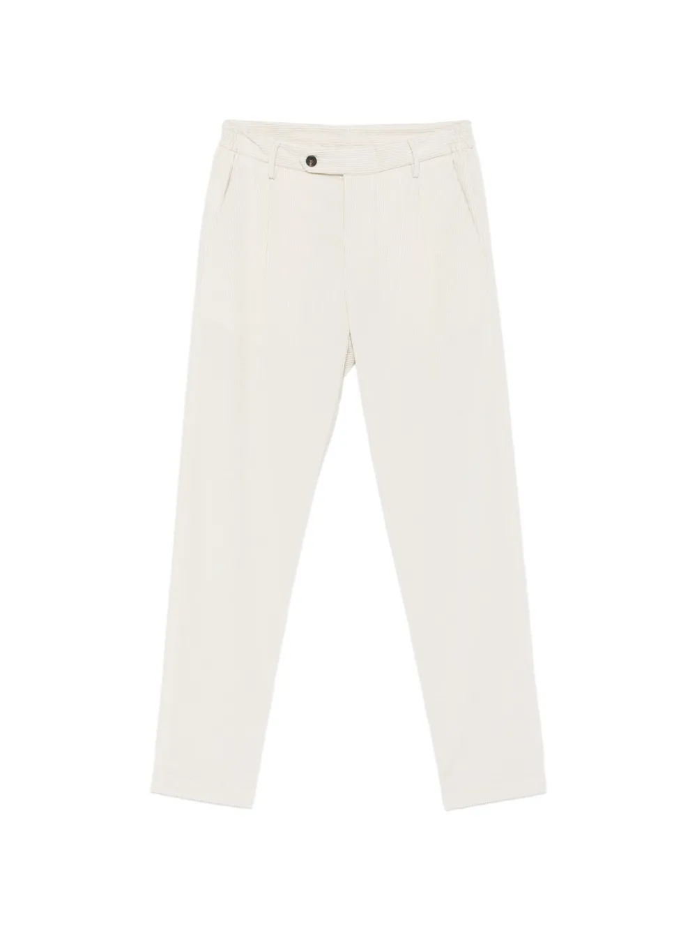 Eleventy pleated corduroy trousers | White | Image 1