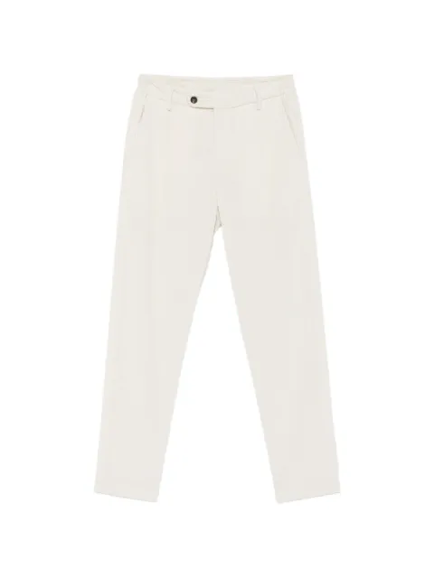 Eleventy pleated corduroy trousers