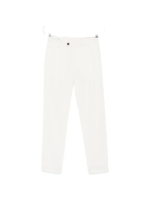 Eleventy pleated corduroy trousers