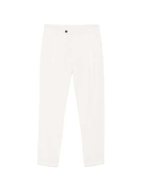 Eleventy pleated corduroy trousers