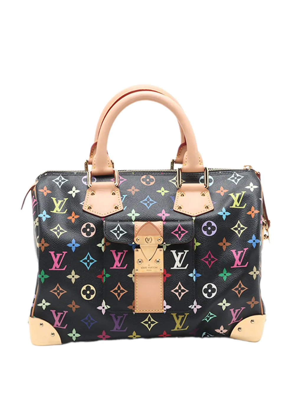 Louis Vuitton Pre-Owned Borsa Speedy 30 Boston con monogramma 2011 - Nero