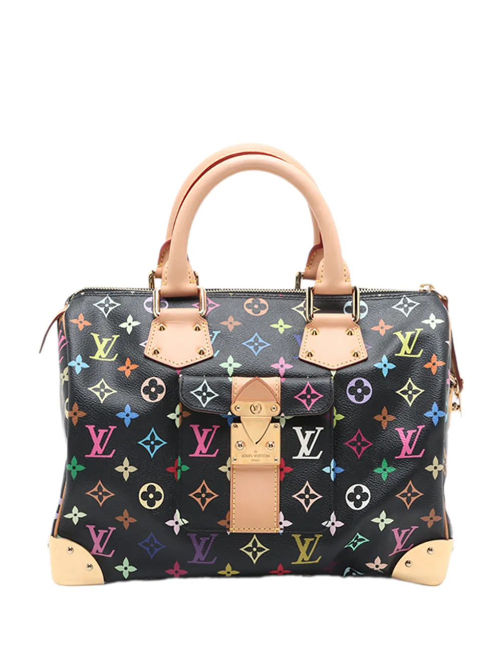 Louis Vuitton Pre-Owned 2011 Monogram Multicolore Speedy 30 boston bag - Schwarz