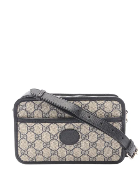 Gucci Pre-Owned 2016-2026 GG Supreme Interlocking G crossbody bag